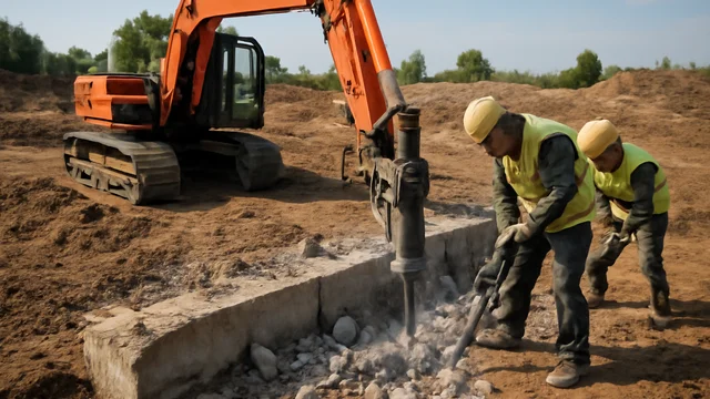 Демонтаж ленточного фундамента с алмазной резкой